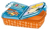 Pokémon Brotdose für Kinder mit 3 Fächern, Lunchbox aus Kunststoff...