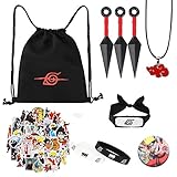 bilkoivn Naruto-Tasche, einschließlich Naruto-Kordelzug-Rucksack,...