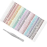 Annhao Glitzersteine Selbstklebend Glitzer Steine Strasssteine Gesicht...