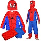 Tomicy Spiderman Cosplay Kostüme Superheld Kostüm für Kinder...
