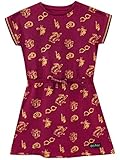 Harry Potter Mädchen Hogwarts Kleid Rot 152
