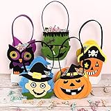 yumcute 5 Stück Halloween Süßigkeiten Taschen, Tragbare Halloween...