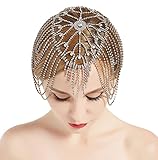 BABEYOND 1920s Stirnband Damen Haar Kette Gatsby Kostüm Accessoires...