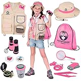 PATHFINDER PANDAS Forscherset für Kinder ab 6 mit Safari Kostüm...