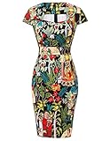GRACE KARIN etuikleid Knielang bleistiftkleid Pencil Kleid 50s Vintage...