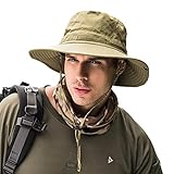 Dsaren Sonnenhut Herren Damen UV Schutz Faltbar Safari Hut Anglerhut...