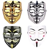 YOUYIKE 4 Stück V wie Vendetta Maske, Anonymous Maske, Game Master...