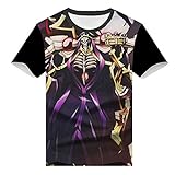 WANHONGYUE Overlord Anime T-Shirt Cosplay Kostüm 3D Druck Sommer...