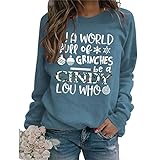 Women In A World Full of Grinches Sweatshirts Rundhalsausschnitt...