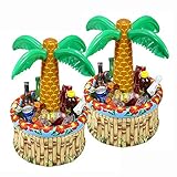 Widmann 10136168B - Aufblasbare Palmen mit Getränkekühler, 2 Stück,...