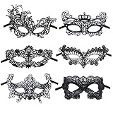 GWAWG 6 Packungen Maskerade Maske Frauen Venezianische Auge Sexy...