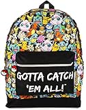 Pokemon Rucksack Kinder Jungen Gamer Schultasche mit einstellbaren...