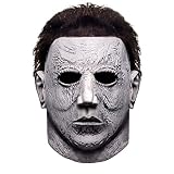 molezu Michael Myers Maske grau，Halloween Hot Movie Latex Horror...