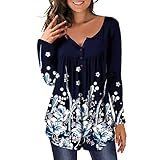 Lockere Oberteile Damen Damen Sport T-Shirt Lang Hemden Damen...