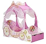 Kleinkinderbett für Mädchen im Kutschendesign von Disney Prinzessin,...