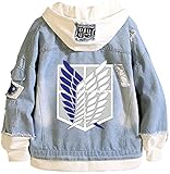 CHENMA Attack on Titan AOT Anime Jacke Unisex Cosplay Kapuzen Pullover...
