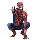 ZXDFG Spiderman Kostüm Kinder Fasching Spiderman Kostüm Jungen...