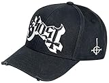 Ghost Logo - Baseball Cap Unisex Cap schwarz 100% Baumwolle...