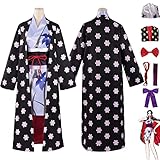 Tjmiaohao Anime One Piece Nico Robin Cosplay Kostüm Outfit...