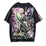 jiminhope Anime Seraph of The end T-Shirt Hyakuya Mikaela Bedruckte...