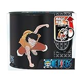 One Piece - Keramik Thermoeffekt Tasse Riesentasse 460 ml - Luffy...