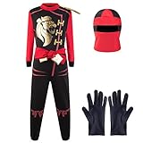 Katara 1771 - Ninja Kostüm Anzug, Kinder, Verkleidung Fasching...