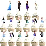 Geburtstag Cupcake Topper 48 pcs Frozen Cupcake Topper Geburtstag...