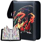 Karten sammelalbum 4 Taschen für Poke-mon,Sammelkarten Album passt...