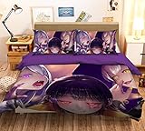 AJ WALLPAPER 3D Fairy Girl 547 Japan Anime Game Bettwäsche...
