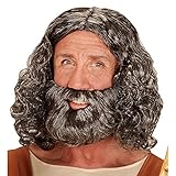 Widmann 04947 - Biblische Perücke und Bart, Accessoire, Prophet,...