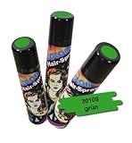 FASCHING 30109 Hairspray color grün, Haarspray mit Farbe NEU/OVP