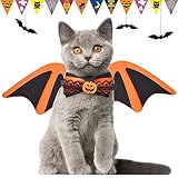 Atuoxing Halloween Kostüm für Katzen Hund Katze Fledermausflügel...