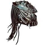 Predator Motorradhelm, Herren Vintage Geflochtener Harley...