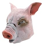 Bristol Novelty BM231 Schwein Maske, Mehrfarbig, Einheitsgröße