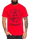 Used Look Los Pollos Herren T-Shirt Heisenberg Hermanos Bad Mr White...
