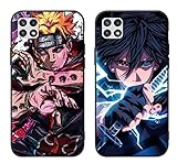 Eouine [2 Stück] Hülle für Samsung Galaxy A22 5G 6,4', Weich TPU...