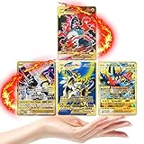 Fusi Di 4er-Pack Ultra Seltene Pokemô Metall karten-Max HP...