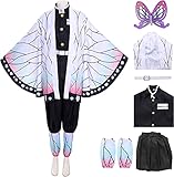 PEJPYMC Kamado Nezuko Shinobu Kocho Cosplay Frauen Kimono Kostüm,...