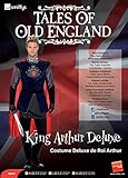 Smiffy's 43417L - King Arthur Deluxe Kostüm mit Top Cape Handschuhe...