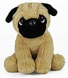 Plüschtier Mops LB Plüschtier Hund Mops, supersüßes Kuscheltier,...