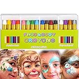 Halloween Schminke Kinder - Mimoo 16 Farben Kinderschminke Set,...