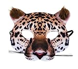 Rappa 160385 Lebensechte Tiermaske Gepardenmaske Karnevalsmaske Gepard