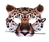 Rappa 160385 Lebensechte Tiermaske Gepardenmaske Karnevalsmaske Gepard