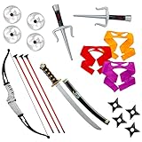 Dress Up America Ninja-Waffen-Set für Kinder – Ninja-Spielzeug-Set...