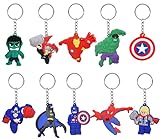 Miotlsy 10Pcs Schlüsselanhänger Kinder,Superhelden Avengers...
