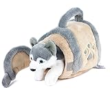 Teddys Rothenburg Kuscheltier Husky in Hundehütte 15 cm...