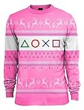PlayStation Symbols Xmas Pullover Pink XS