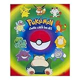 Pokemon Poster ca. 40x50 cm - Pokemon Motiv Starter Klassik