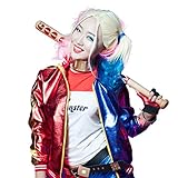 Baipin Quinn Cosplay Kostüme für Kinder, Mädchen Bösewicht Kostüm...