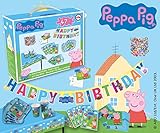 TIB Heyne 19850 - Partykoffer Peppa Pig, 47 Teile, Partygeschirr und...
